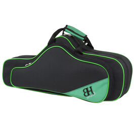 Estuche Saxo Alto Hb113 Forma Ortola Negro y Verde