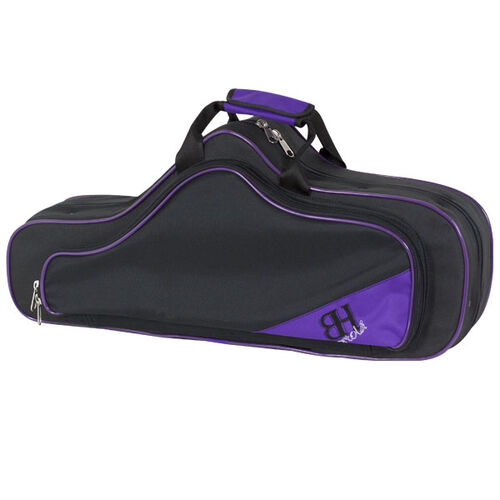 Estuche Saxo Alto Hb113 Forma Ortola Negro y Morado