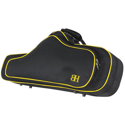 Estuche Saxo Alto Hb113 Forma Ortola Negro y Amarillo