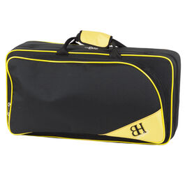 Estuche Trompeta Hb102 Mochila Ortola Negro y Amarillo