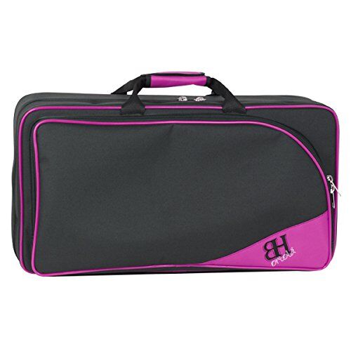 Estuche Trompeta Hb102 Mochila Ortola Negro y Fucsia