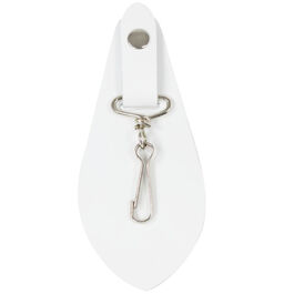 Colgador Corneta Piel Ortola Blanco