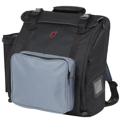 Funda Acordeon C3 25mm Mochila Negro Gris Ortola