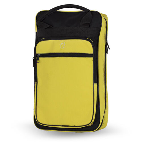 Funda Baquetas Bateria 8 Compartimentos Negro Amarillo Ortola