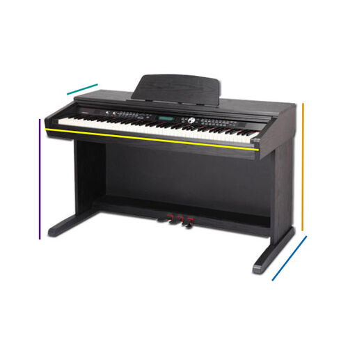 Funda Piano Digital Clavinova Cvp-605 10mm Ortola Negro