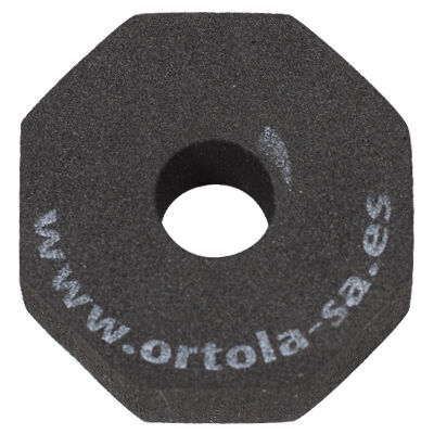 Almohadilla Platos Hexagonal Polietileno 15mm Ref. 03136 Ortola 001 - Negro
