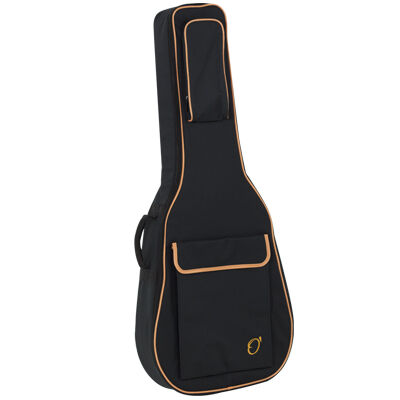 Funda Guitarra Clasica 20mm PE Ref. 47 Mochila Sin Logo Ortola 037 - Negro naranja