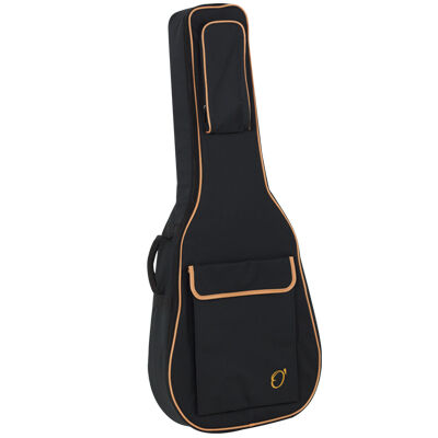 Funda Guitarra Clasica 20mm PE Ref. 47 Mochila Con Logo Ortola 037 - Negro naranja