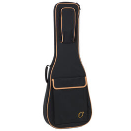 Funda Guitarra Electrica 20mm Pe 47 Mochila sin Logo Ortola Negro y Naranja