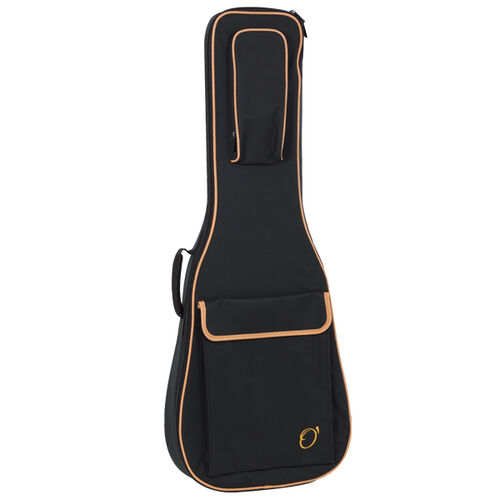 Funda Guitarra Electrica 20mm Pe Ref. 47 Mochila Sin Logo Ortola 037 - Negro naranja