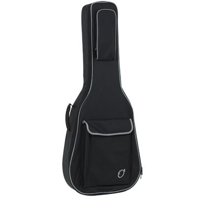 Funda Guitarra Acustica 20mm Pe Ref. 47 Mochila Sin Logo Ortola 081 - Negro/gris