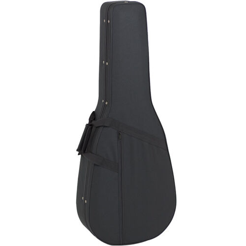 Estuche Guitarra Acustica Styrofoam Ref. Rb611 Con Logo Ortola 001 - Negro