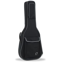 Funda Guitarra Cadete 3/4 47 Mochila con Logo Ortola Negro Gris