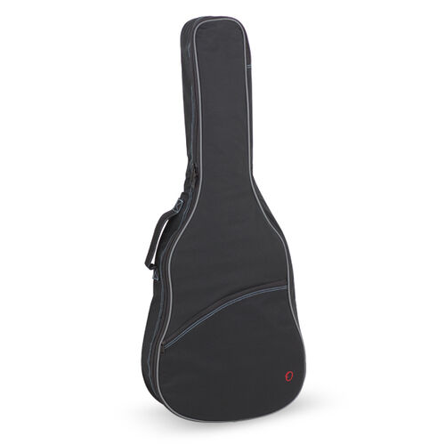 Funda Guitarra Clasica 10mm PE Ref. 33 Mochila Con Logo Ortola 208 - Negro v.gris