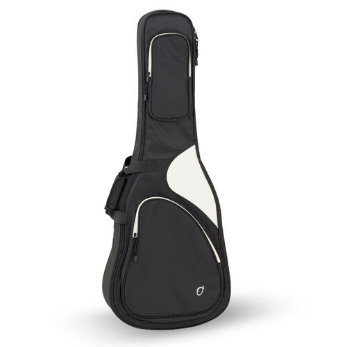 Funda Guitarra Acustica 20mm PE Ref. 49-B Mochila Con Logo Ortola 001 - Negro