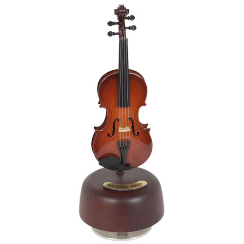 Caja De Musica Mini Violin 20 Cms Dd015 Ortola 099 - Standard