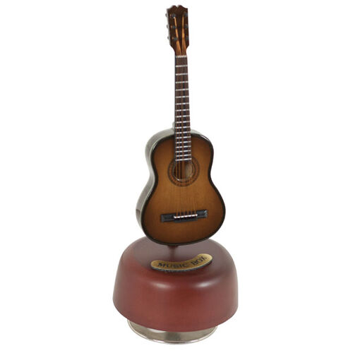 Caja De Musica Mini Guitarra Clasica 20 Cms Dd016 Ortola 099 - Standard