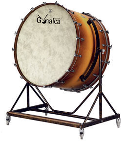 Bombo Concierto Clasic Perc 100X55Cm 03961Quad Gonalca Suburst Nogal Doble
