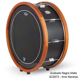 Bombo Marcha 55X22Cm Stf2630 STF Classic Negro Pintado