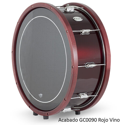 Bombo Marcha 55X22Cm Stf2631 Cover STF Classic Rojo Vino