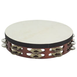 Pandereta Doble 25Cm C/Parche Nogal Stf5065 STF Classic Nogal Oscuro