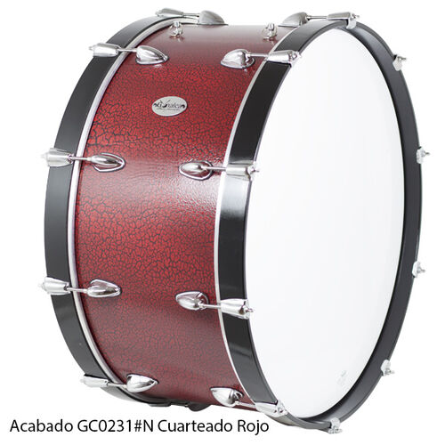 Bombo Banda 60X28Cm Quadura 04031 Gonalca Suburst Nogal Doble