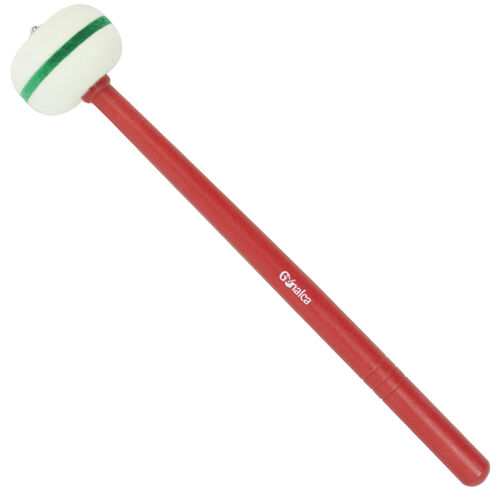 Maza Bombo Bola Fieltro Timbal 02639 Gonalca Rojo Pintado Oscuro