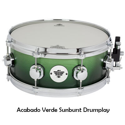 Caja Maple Custom-I 13X5.6 Diecast Sc0062 Santafe Drums Rojo Vino