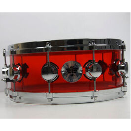 Caja Vintage-70 14X5.5 Aro Diecast Sp0010 Santafe Drums Rojo