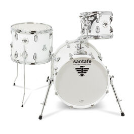 Set Compact Santafe 16X15/13X11/10X8 Sc0009 Santafe Drums Blanco Opaco