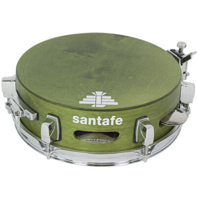Caja Sonajas Top Wood 25X8 Cl001 Santafe Drums Verde