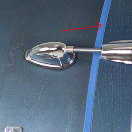 Montaje Arillo En Color En Parche Gonalca Azul