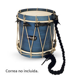 Tamboril Vasco/Vasko Cuerda 25X25Cm 04350 Gonalca Azul Pintado