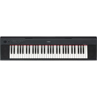 TECLADO YAMAHA PIAGGERO NP-12 NEGRO