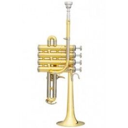 Trompeta piccolo B&S (BS31312-1-0D) lacada