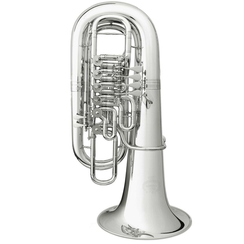 Tuba profesional Fa B&S Perantucci (BS3100-2-0GB) plateada