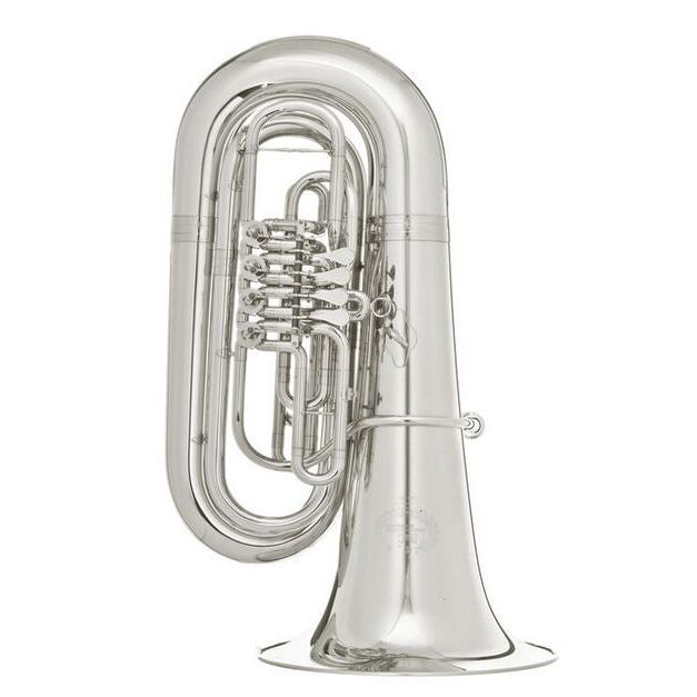 Tuba profesional Sib B&S Perantucci (BSGR55G-2-0GB) plateada