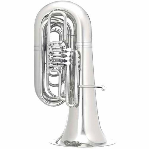 Tuba profesional Sib Melton "Fasolt" Next Generation (MW196-2-0GB) plateada