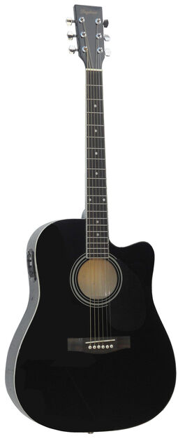 Guitarra Acústica Daytona A411ce Electrificada Negra