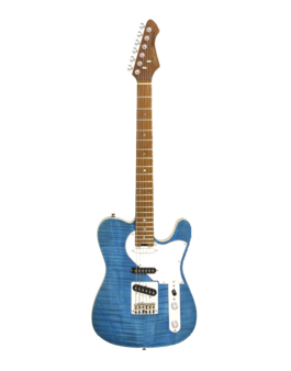 Guitarra Eléctrica Aria 615-Mk2 Nashville Azul Translúcido 615tqbl