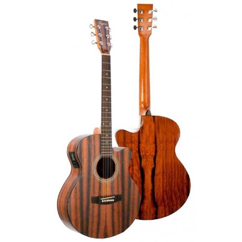 Guitarra Acústica Daytona A401eb Mini Jumbo Ébano
