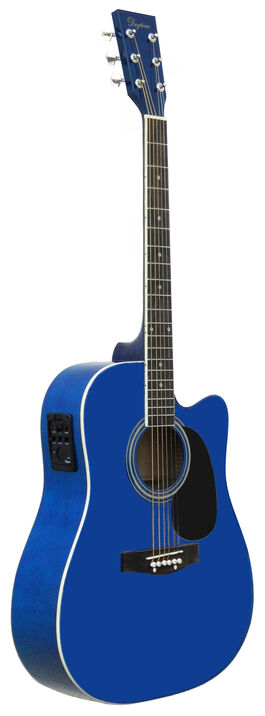 Guitarra Acústica Daytona A411ce Electrificada Azul