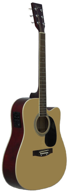 Guitarra Acústica Daytona A411ce Electrificada Natural