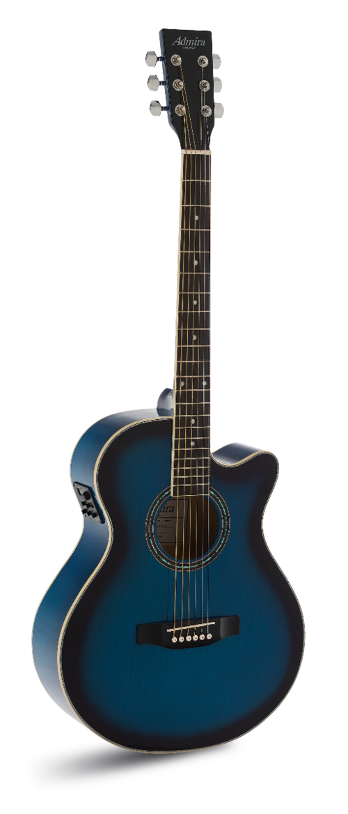 Guitarra Acústica Admira Indiana Azul Brillo