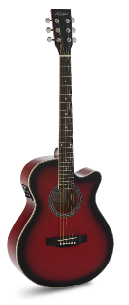 Guitarra Acústica Admira Indiana Roja Brillo