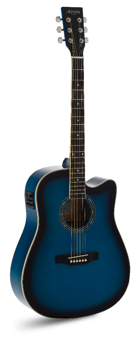 Guitarra Acstica Admira Tennessee Azul Brillo