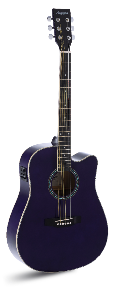 Guitarra Acústica Admira Tennessee Morada Brillo