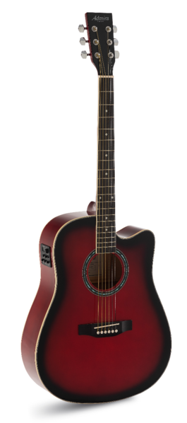 Guitarra Acústica Admira Tennessee Roja Satinada