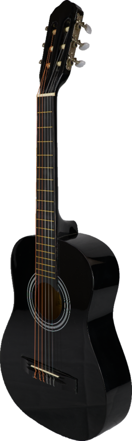 Guitarra Rocio C6bk (1/4) Cadete 75 Cms Negra