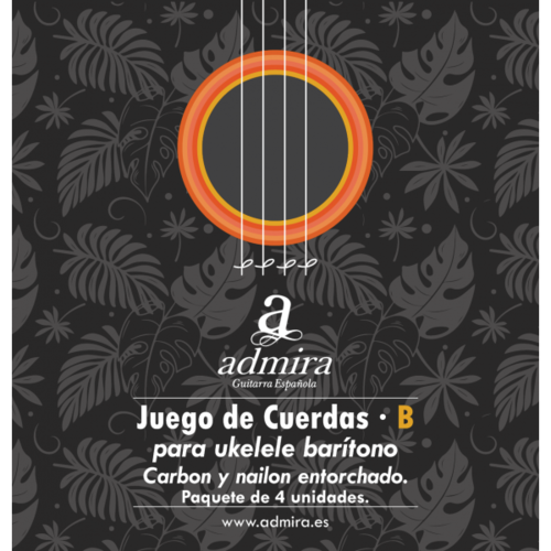 Juego de Cuerdas para Ukelele Bartono Admira Ca500ukcb Carbon